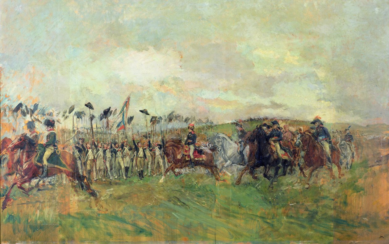 De ochtend van de Slag bij Castiglione, 5 augustus 1796 door Jean Louis Ernest Meissonier