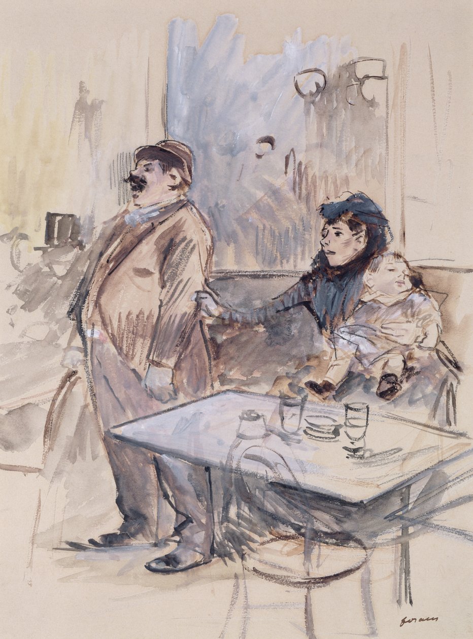 Absint, ca. 1885 door Jean Louis Forain