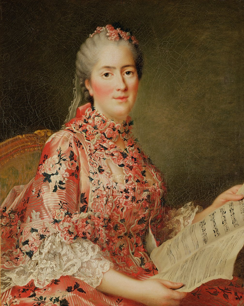 Portret van Victoire van Frankrijk door Jean Marc Nattier