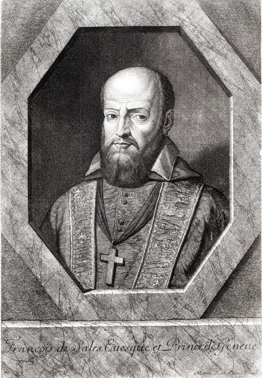 Portret van Francois de Sales (1567-1622) door Jean Morin