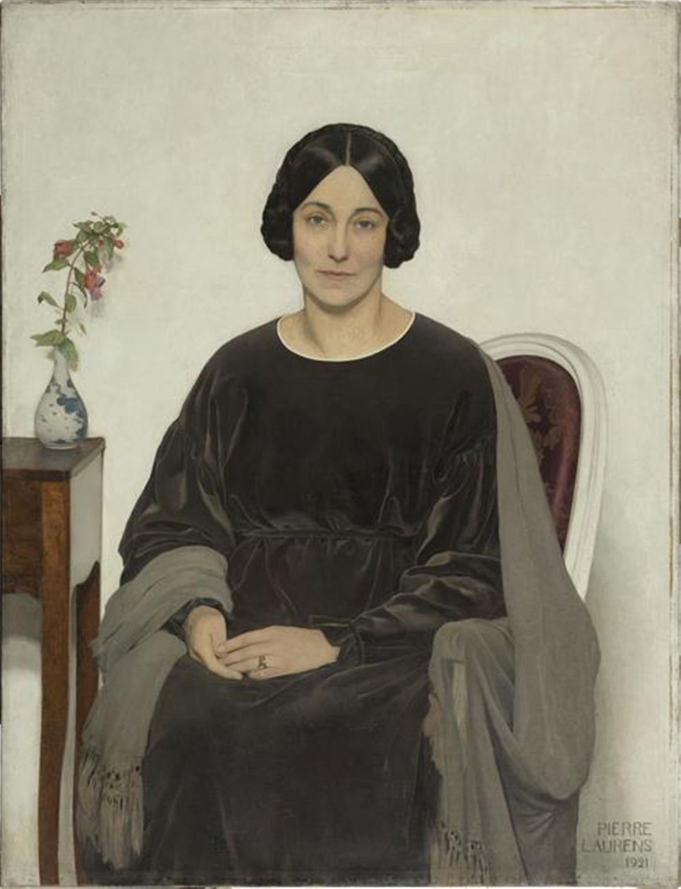 Portret van Madame Jean-Pierre Laurens door Jean-Pierre Laurens