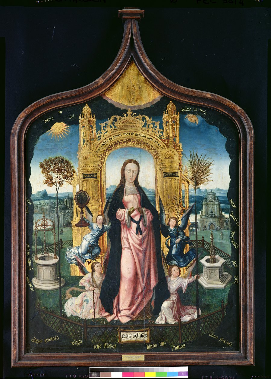 De Maagd van de Litanieën of, De Onbevlekte Ontvangenis door Jean the Elder Bellegambe