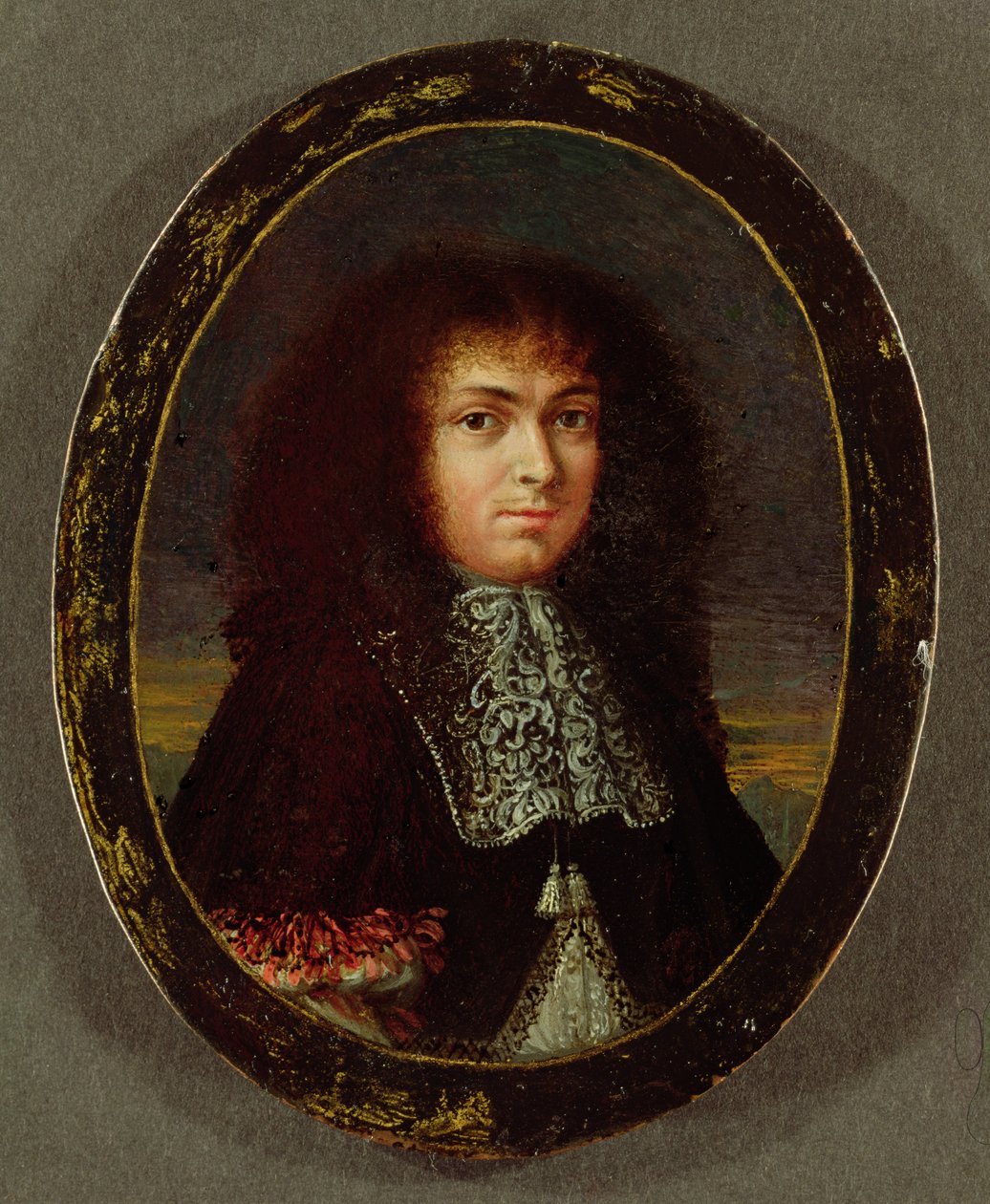 Portret van Lodewijk XIV door Jean the Elder Petitot