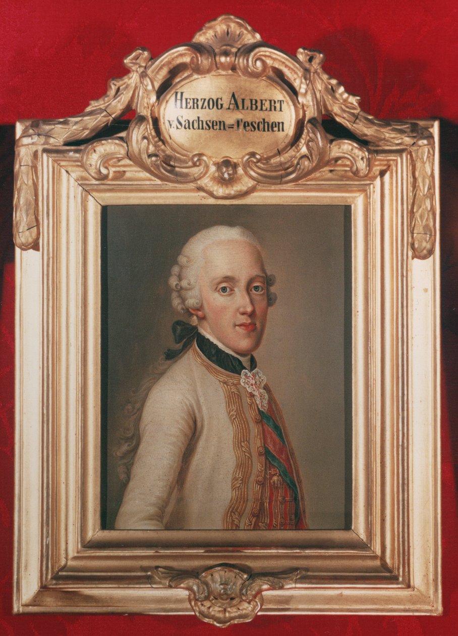 Hertog Albert van Sachsen-Teschen door Jean Étienne Liotard