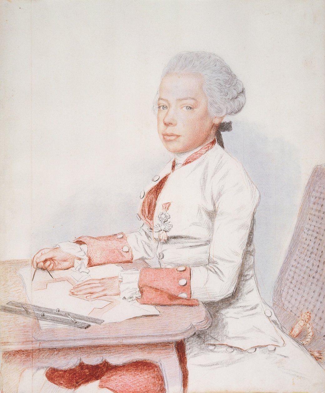 Portret van Aartshertog Peter Leopold van Oostenrijk door Jean Étienne Liotard