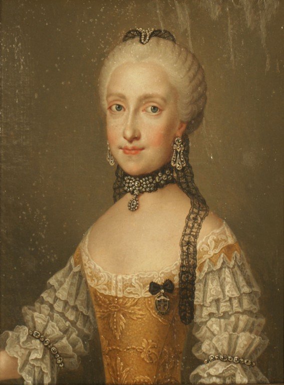 Portret van Maria Luisa van Spanje door Jean Étienne Liotard