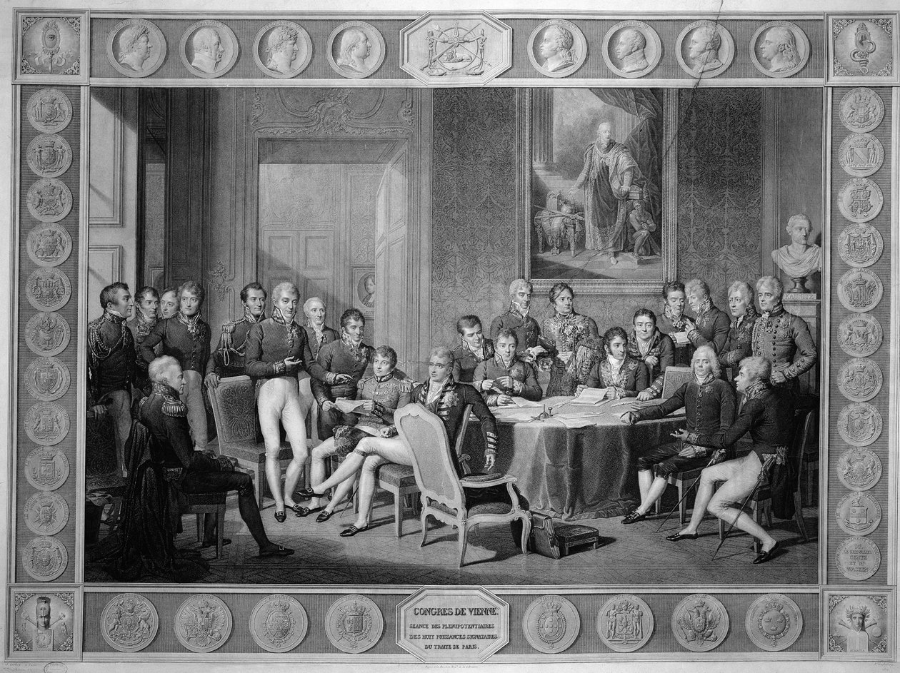 Congres van Wenen, 1814-15 door Jean Baptiste Isabey