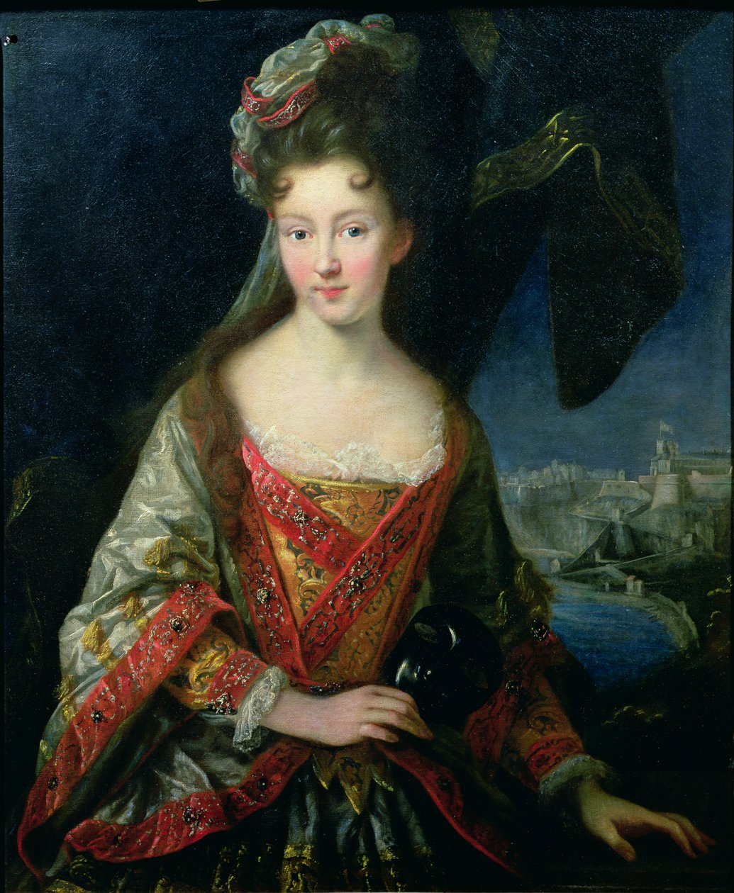 Portret van Louise-Hippolyte (1687-1731), Prinses van Monaco door Jean Baptiste van Loo