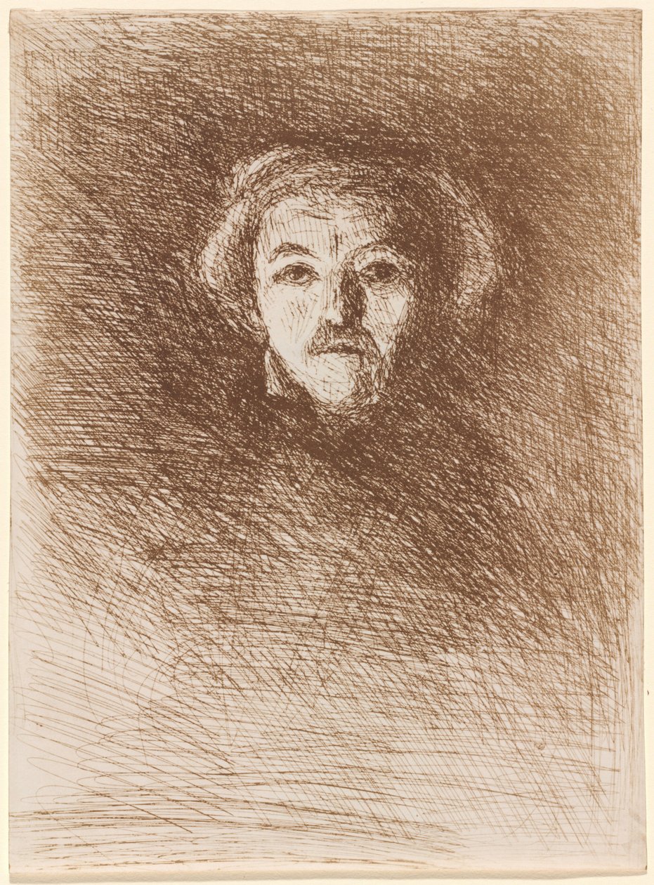 Zelfportret (Corot door hemzelf) door Jean-Baptiste-Camille Corot
