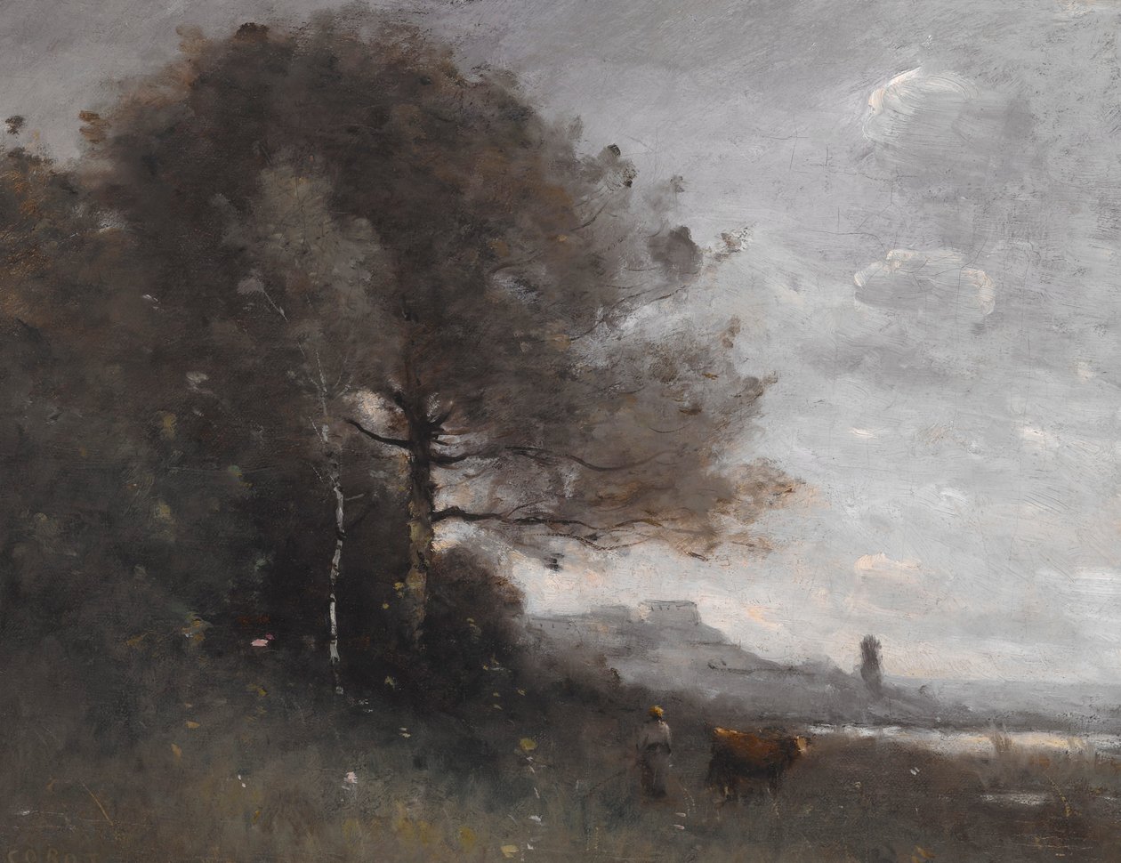 Herinnering aan Italië door Jean-Baptiste-Camille Corot