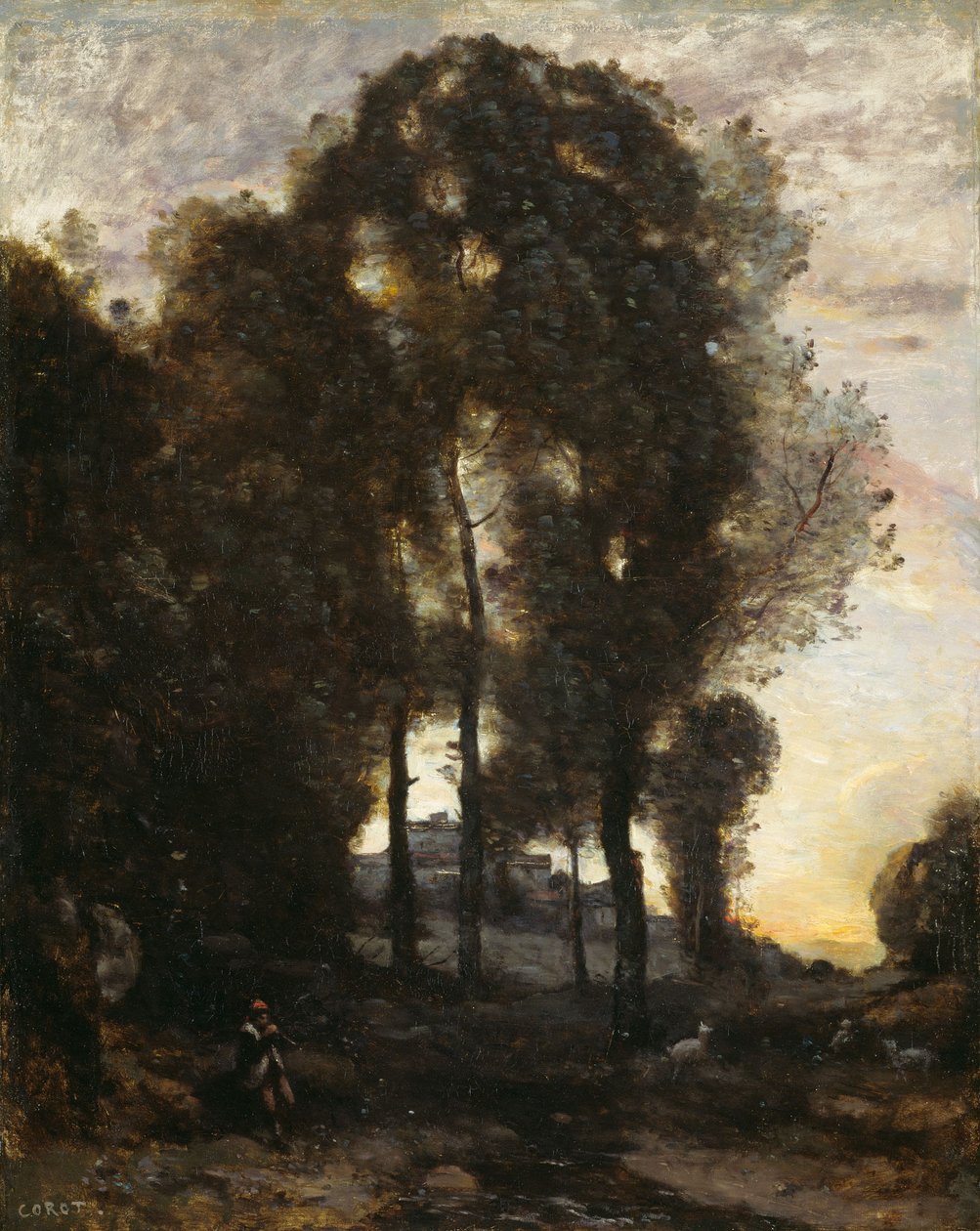Souvenir van Italië door Jean-Baptiste-Camille Corot
