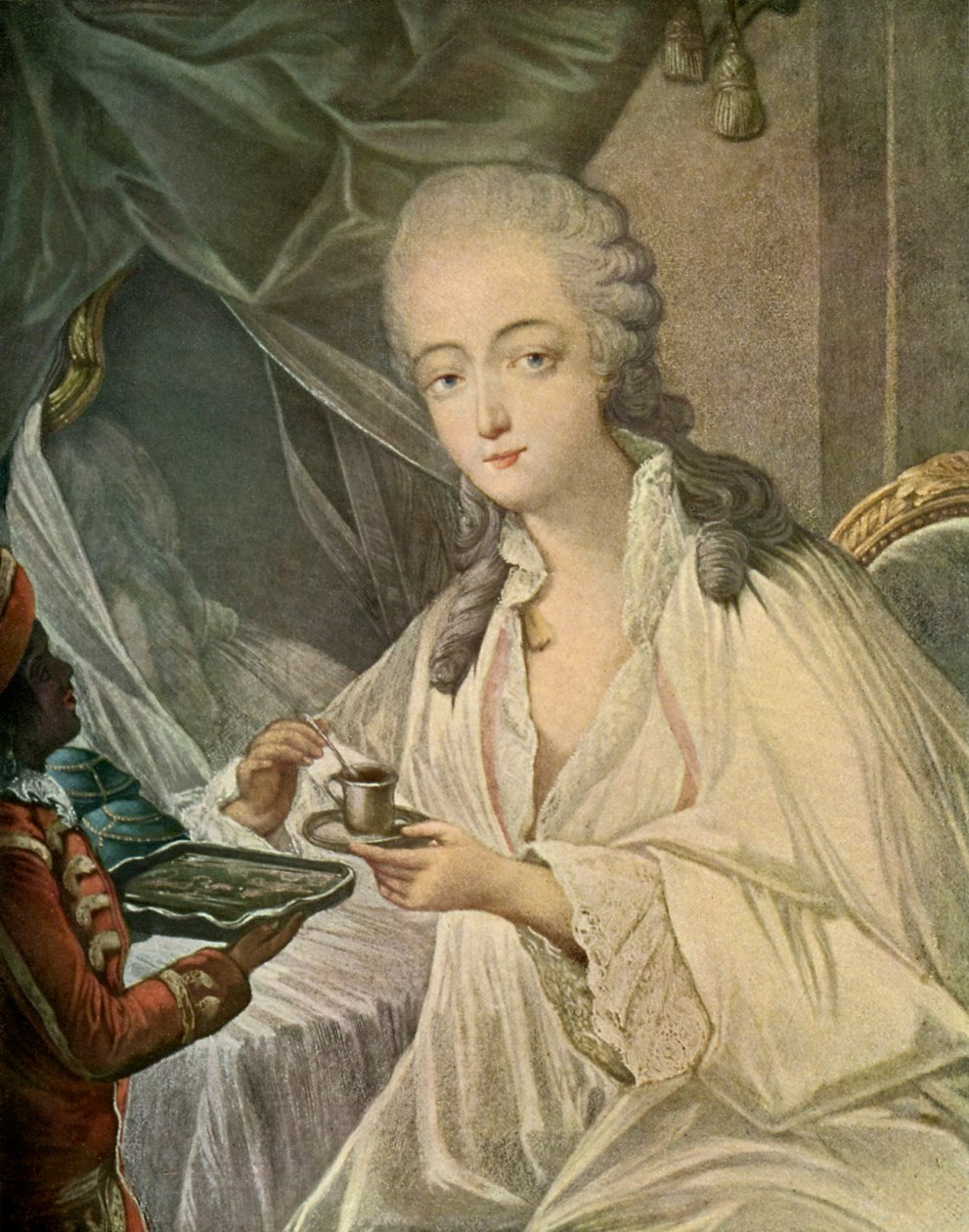Madame Du Barry en de page Zamore, uit 