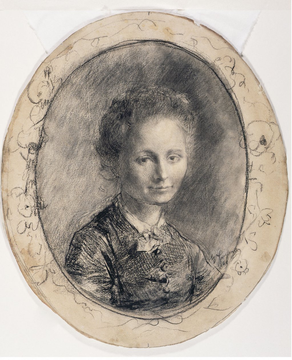 Portret van Mademoiselle de Montfort door Jean-Baptiste Carpeaux