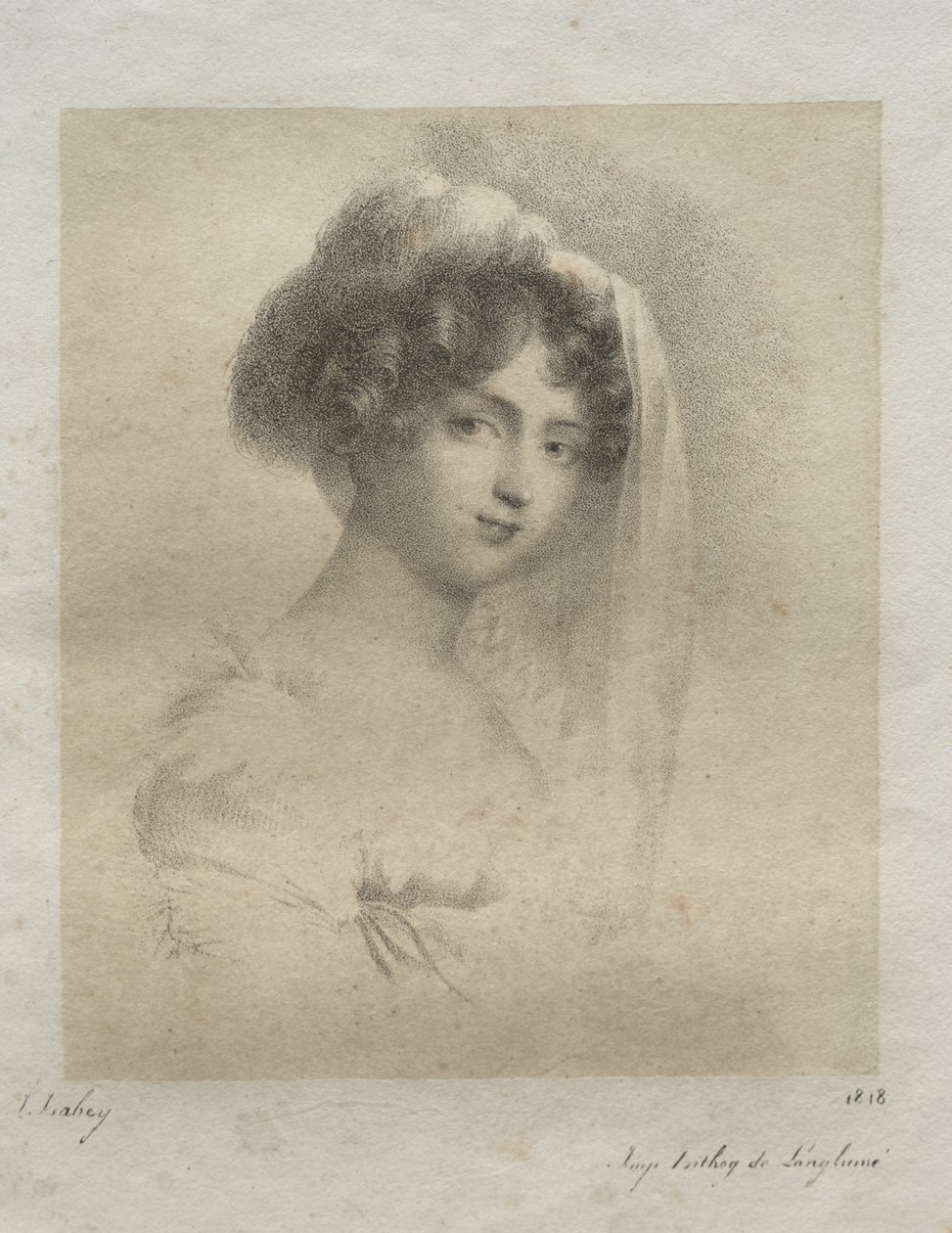 Mevrouw Horace Vernet door Jean-Baptiste Isabey