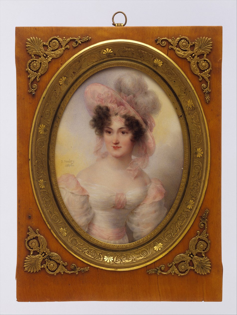 Mevrouw Rufus Prime (Augusta Temple Palmer, 1807-1840) door Jean-Baptiste Isabey
