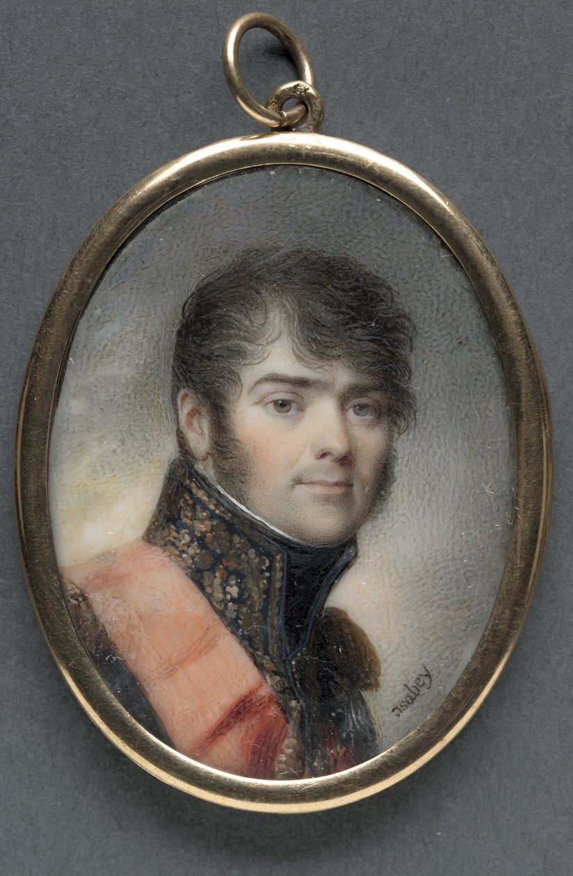 Portret van Henri Gratien, comte Bertrand door Jean-Baptiste Isabey