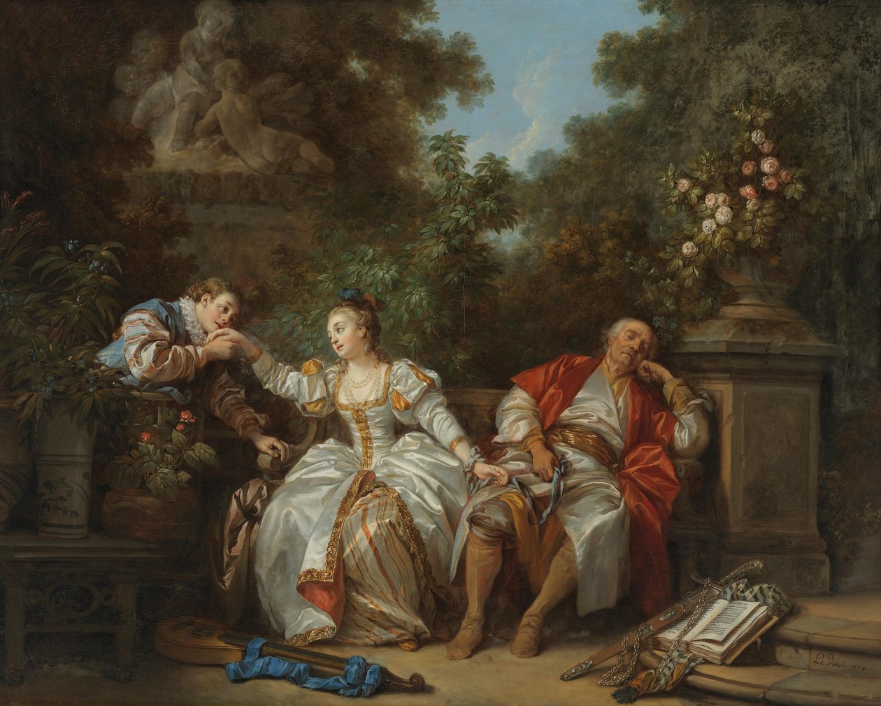 De geheime minnaar door Jean-Baptiste Le Prince