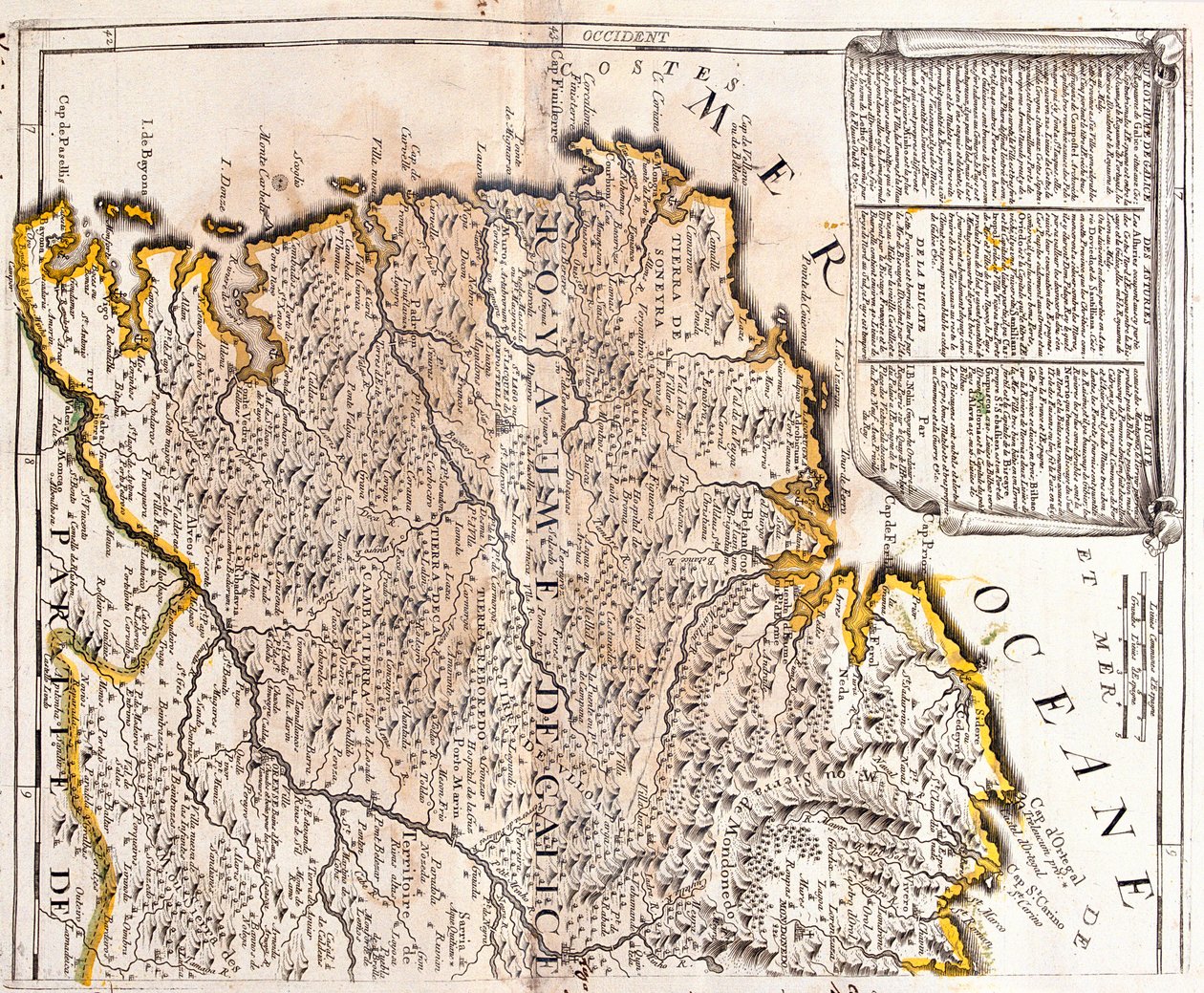Galicië, Spanje door Jean Baptiste Nolin