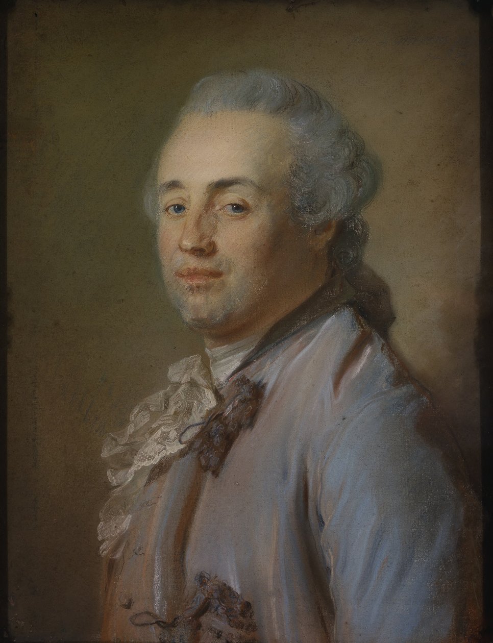Onbekende man, vroeger markies de Marigny genoemd door Jean-Baptiste Perronneau
