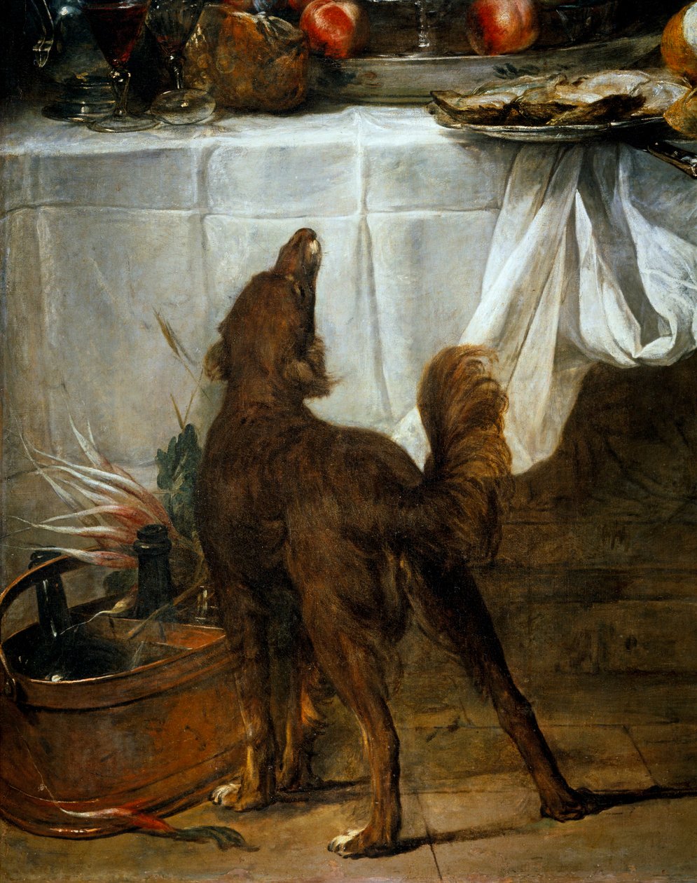 Het buffet ... door Jean Baptiste Simeon Chardin