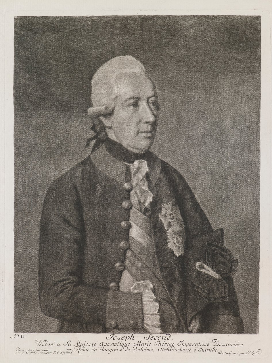 Jozef II, keizer van Oostenrijk door Jean-Étienne Liotard