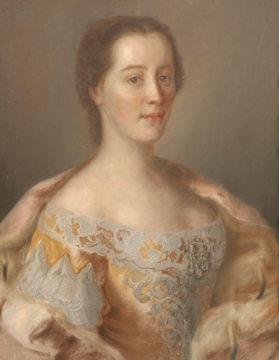 Portret van aartshertogin Maria Anna van Oostenrijk door Jean Etienne Liotard