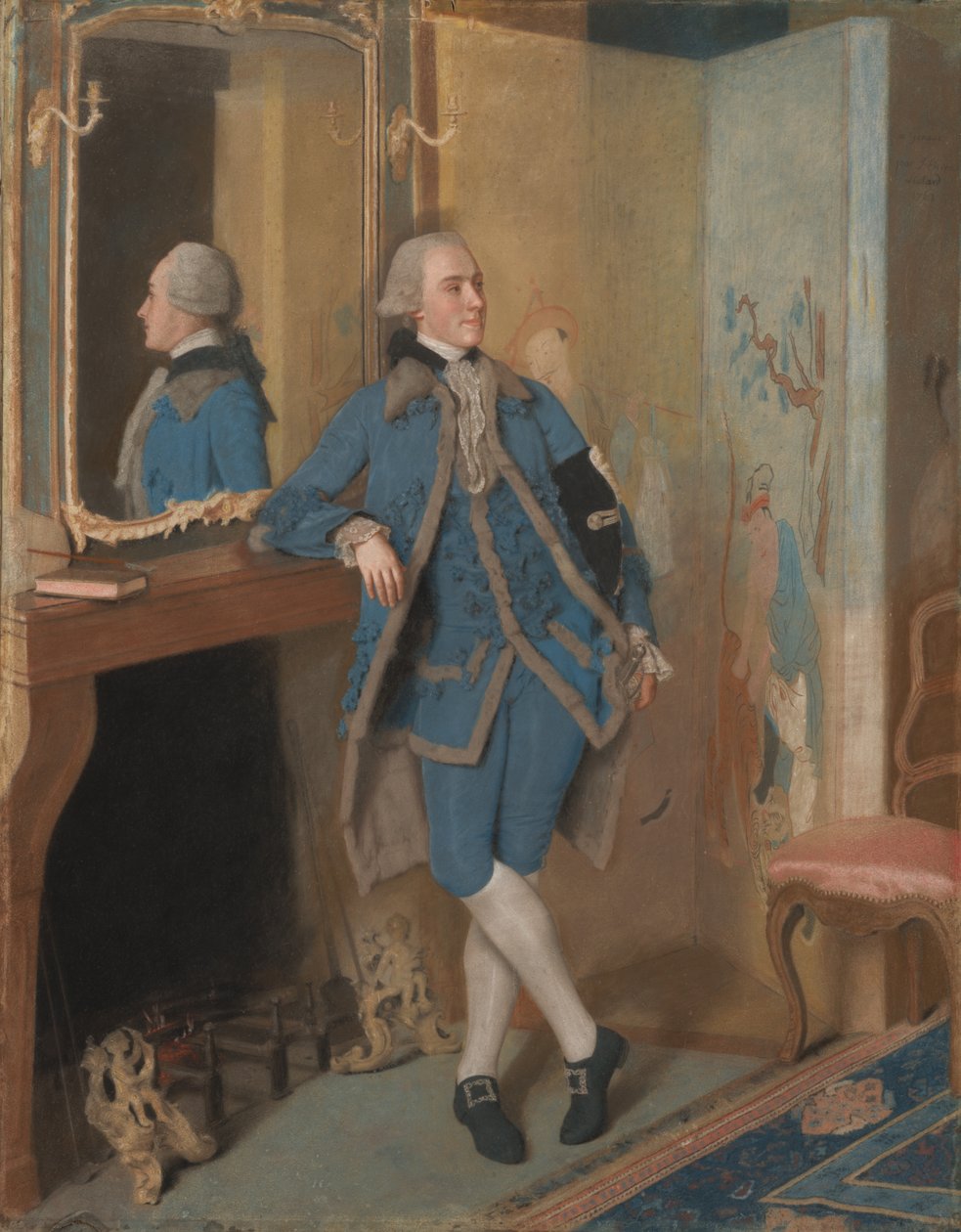 Portret van John, Lord Mountstuart, later 4e graaf en 1e markies van Bute door Jean-Étienne Liotard