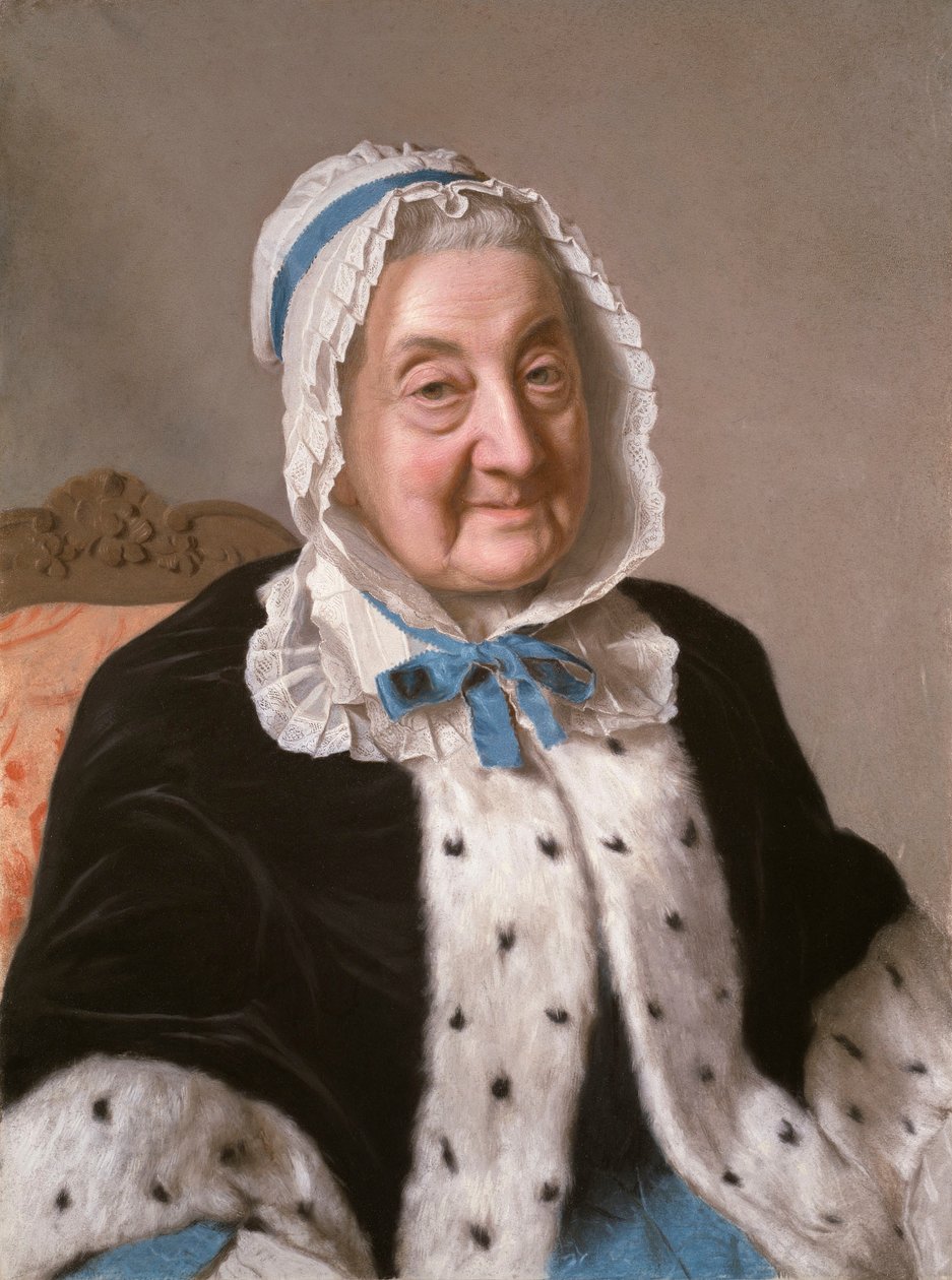 Portret van Marthe Marie Tronchin door Jean-Étienne Liotard
