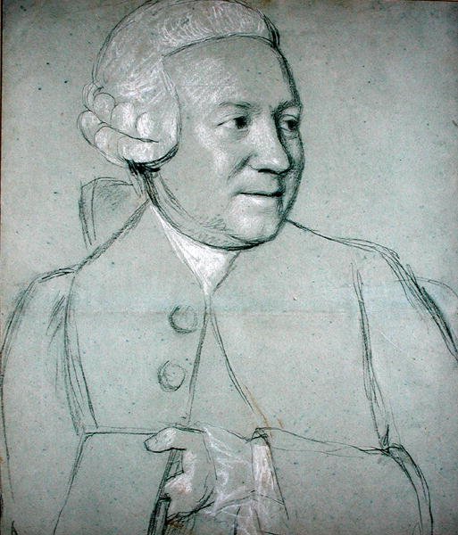 Portret van een Man met een Boek door Jean Étienne Liotard