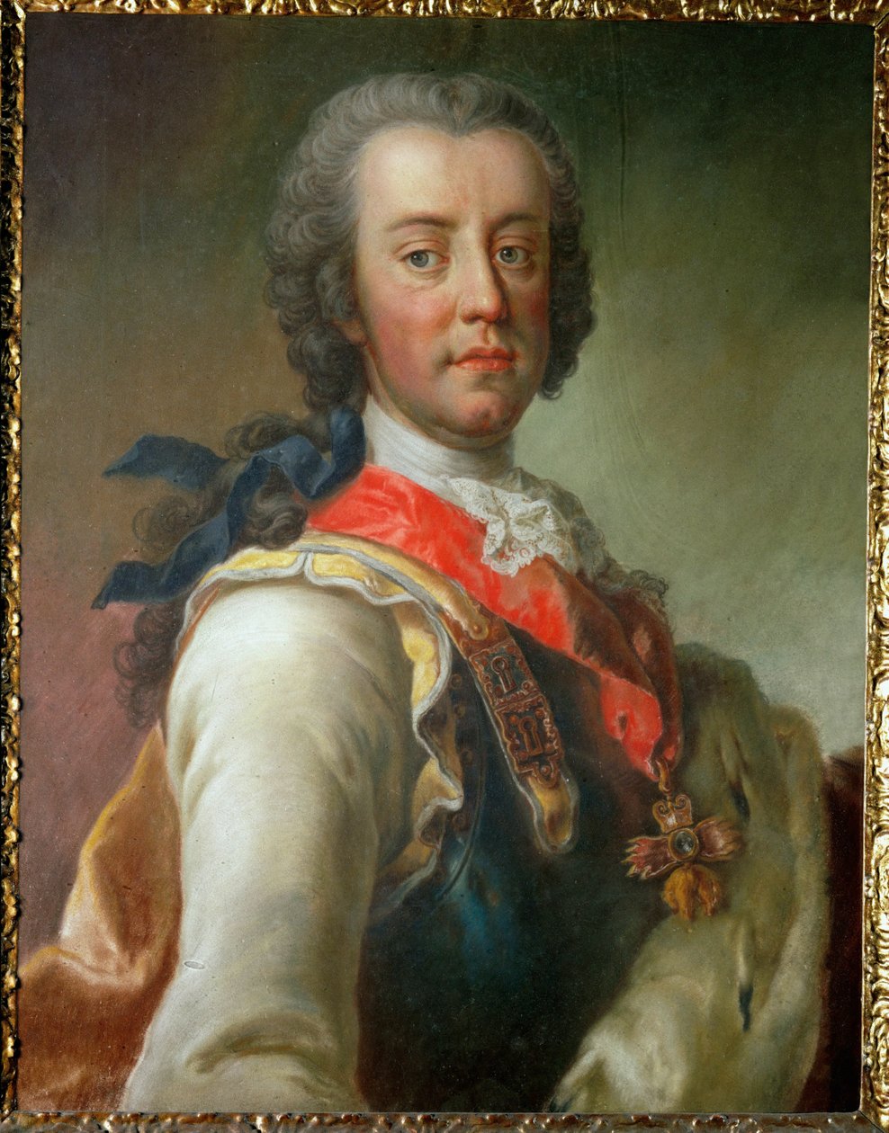 Prins Karl von Lothringen, broer van keizer Frans I Stephan en zwager van keizerin Maria Theresia ... door Jean Étienne Liotard