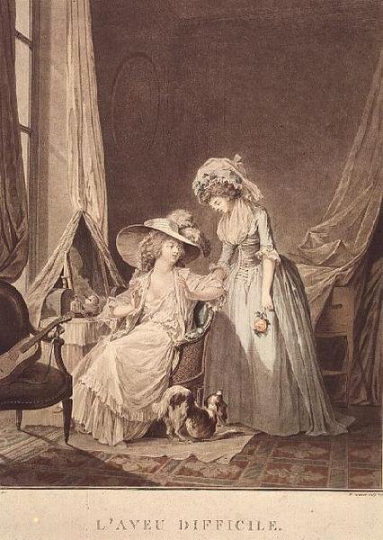 De Moeilijke Bekentenis door Jean Francois Janinet
