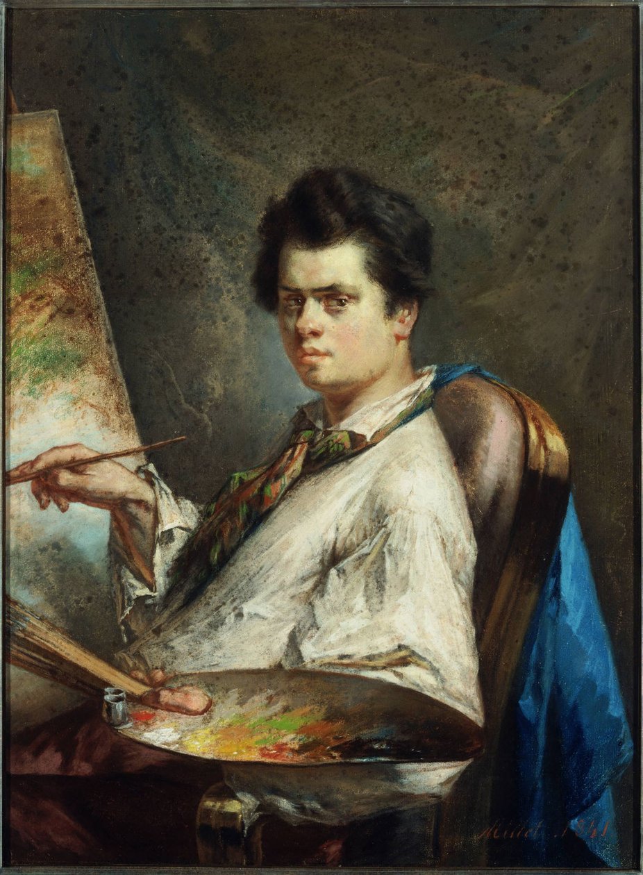 Portret van Louis-Alexandre Marolles door Jean-Francois Millet
