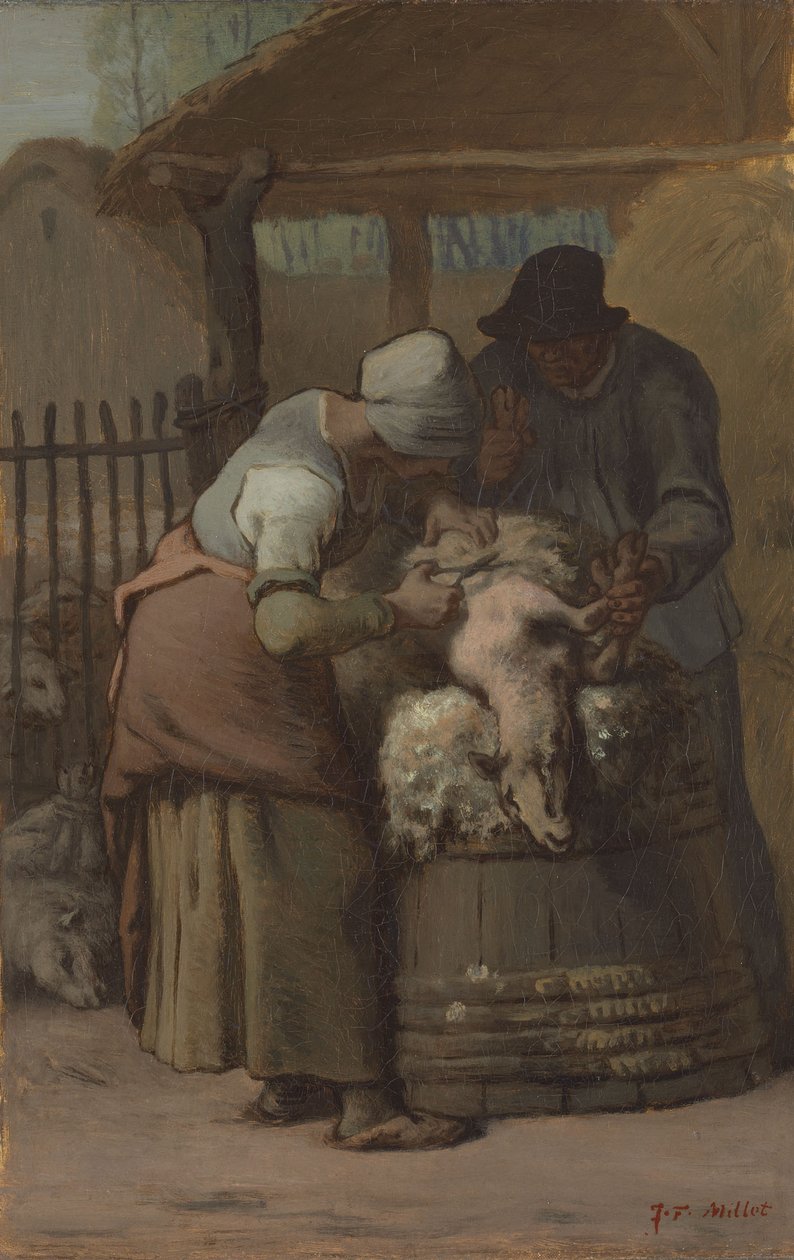 De schapenhoeders door Jean-Francois Millet