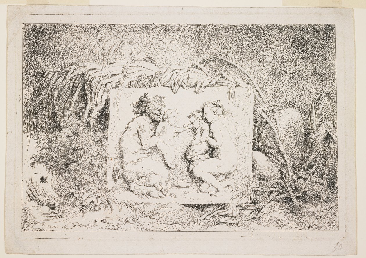 De familie van de sater, 1763 door Jean Honore Fragonard
