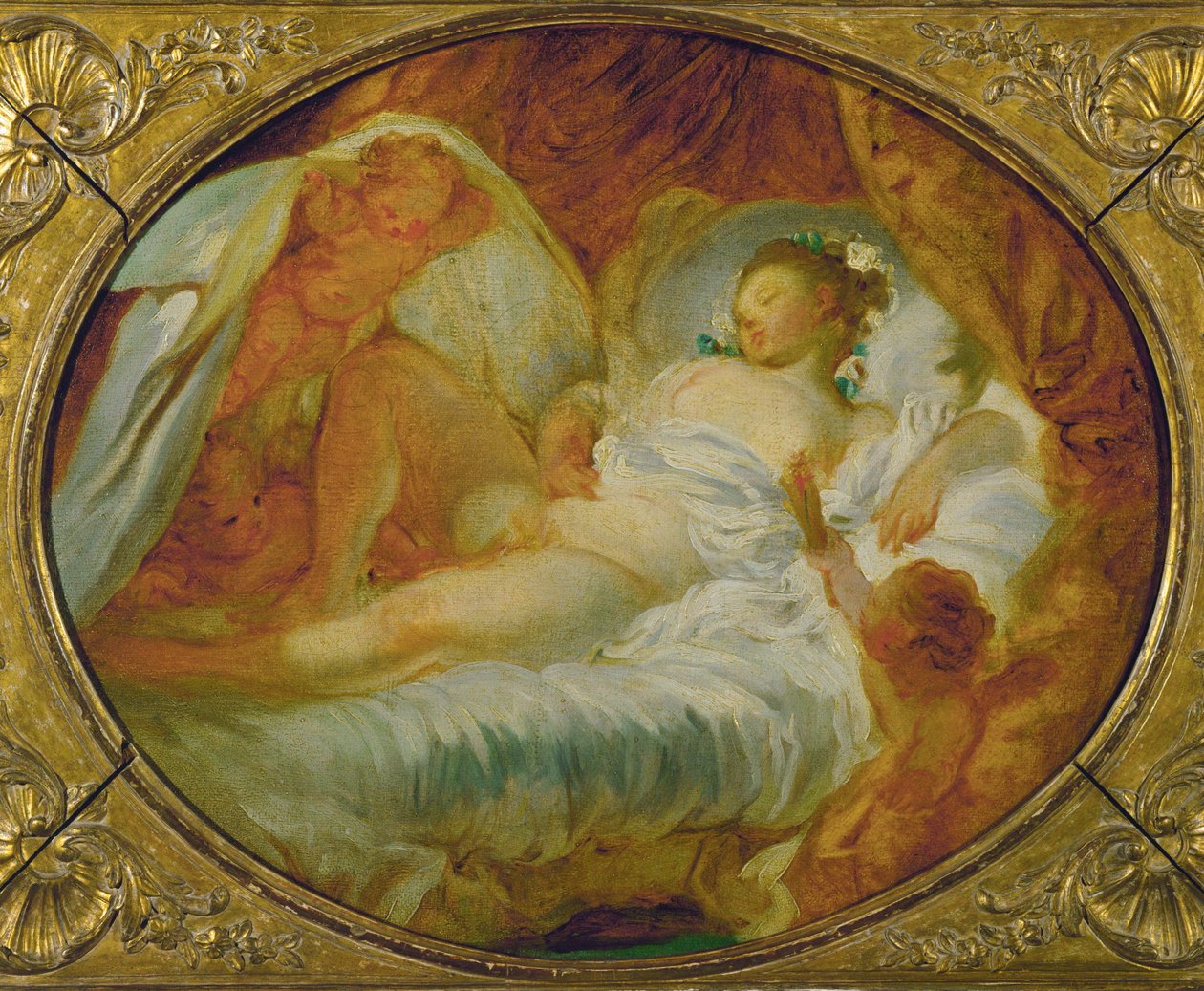 Het kruitvat ... door Jean Honore Fragonard