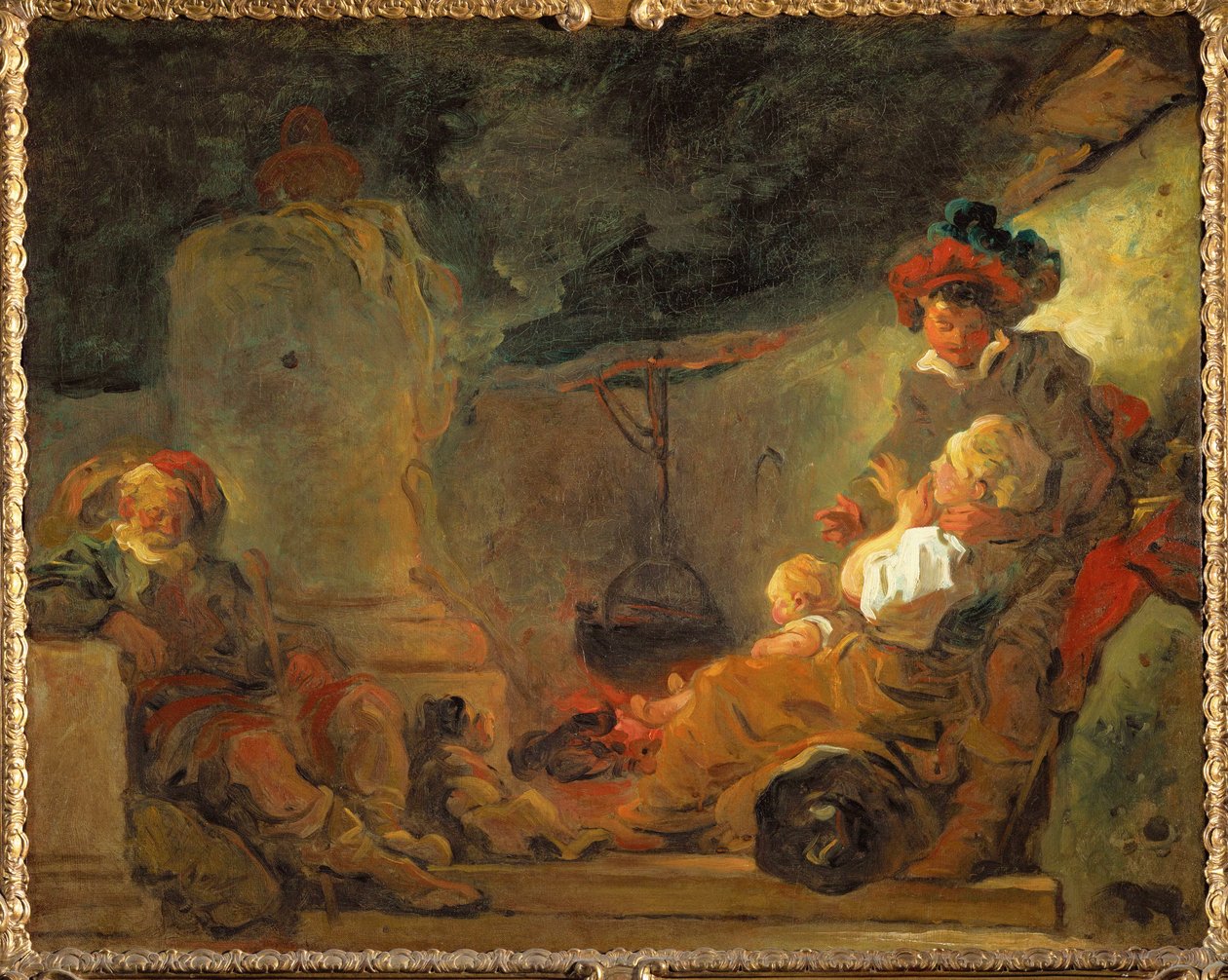 De droom van de bedelaar ... door Jean Honore Fragonard