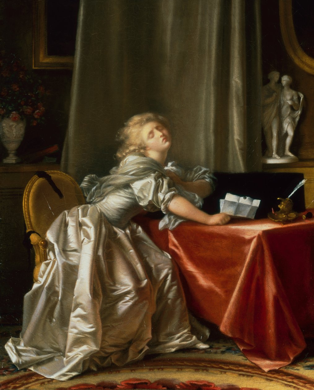 Het slechte nieuws door Jean Honore Fragonard