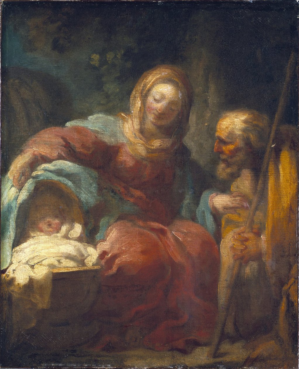 Die Rast auf der Flucht nach Ägypten door Jean-Honore Fragonard