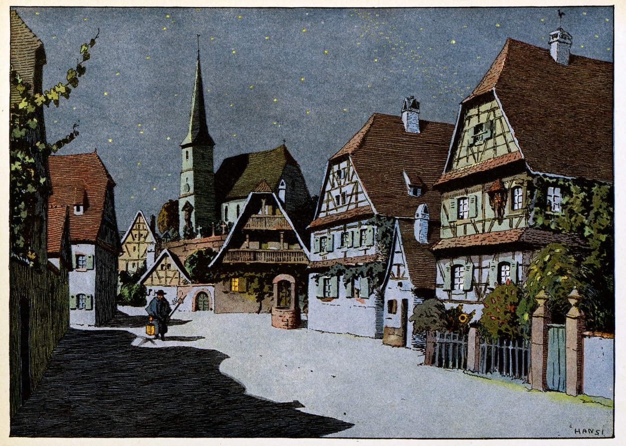 Mijn dorp, degenen die niet vergeten: De nacht door Jean Jacques (1873 1951) Waltz