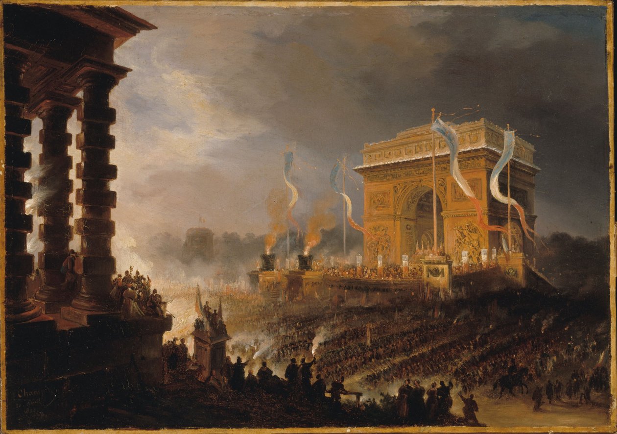 Fête de la Fraternité bij de Arc de Triomphe de l