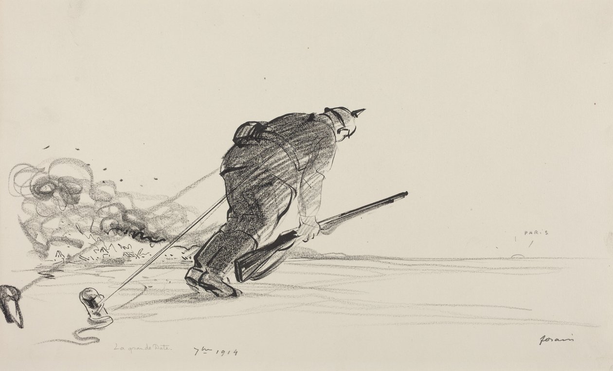 7me 1914, c.1914-1919 (inkttekening) door Jean-Louis & Caran D