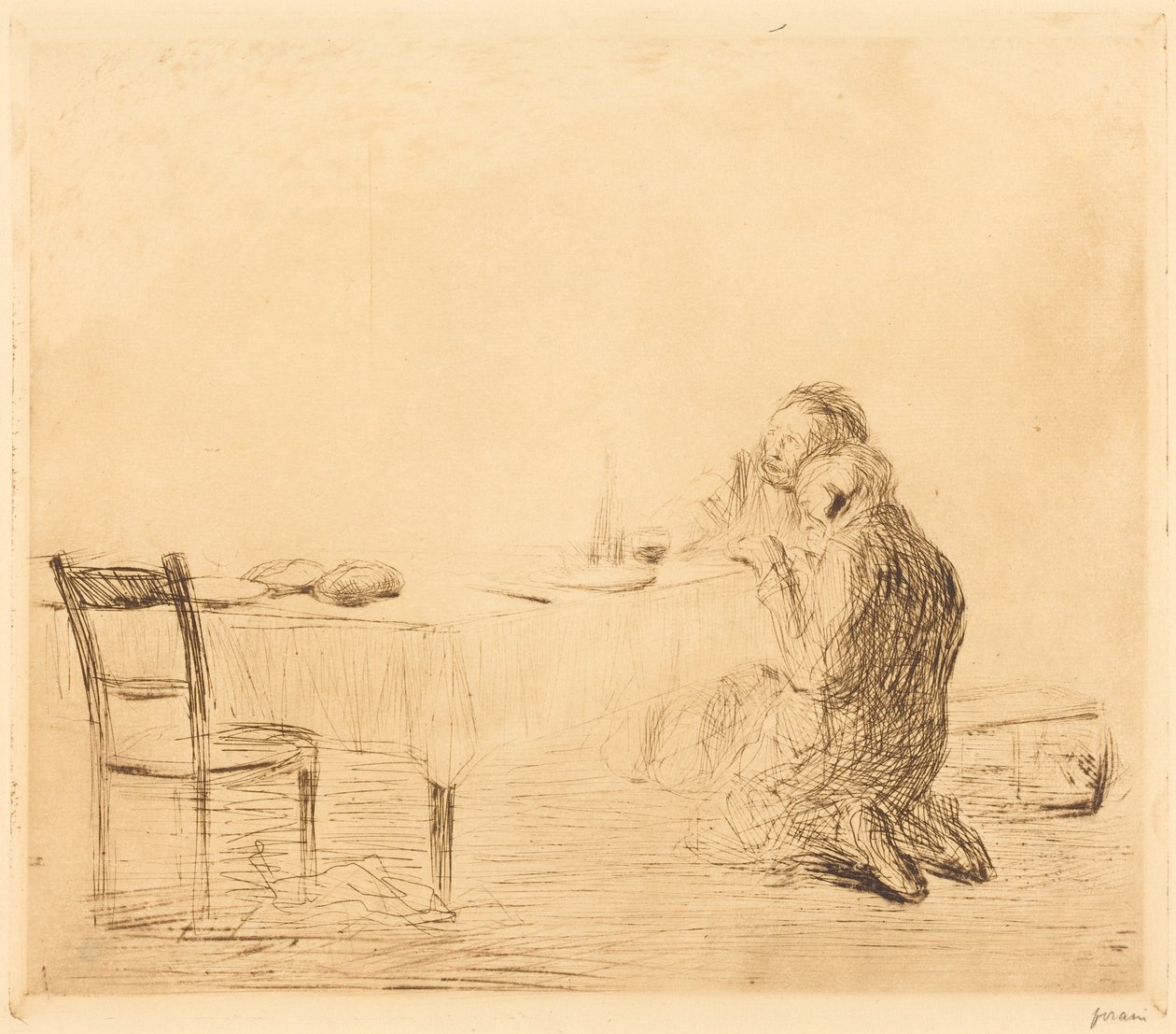 Na de verschijning (tweede plaat) door Jean-Louis Forain
