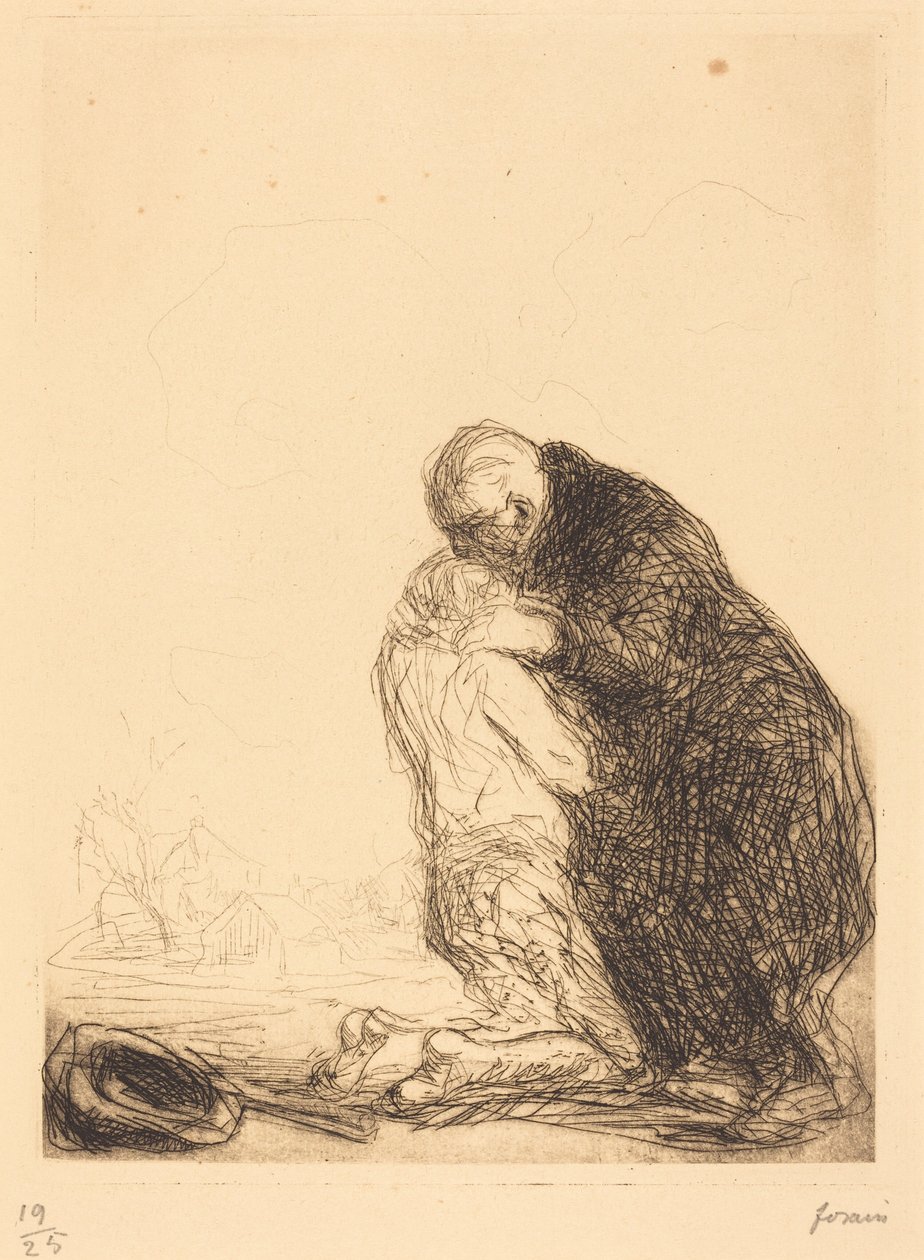 De terugkeer van de verloren zoon (derde plaat) door Jean-Louis Forain