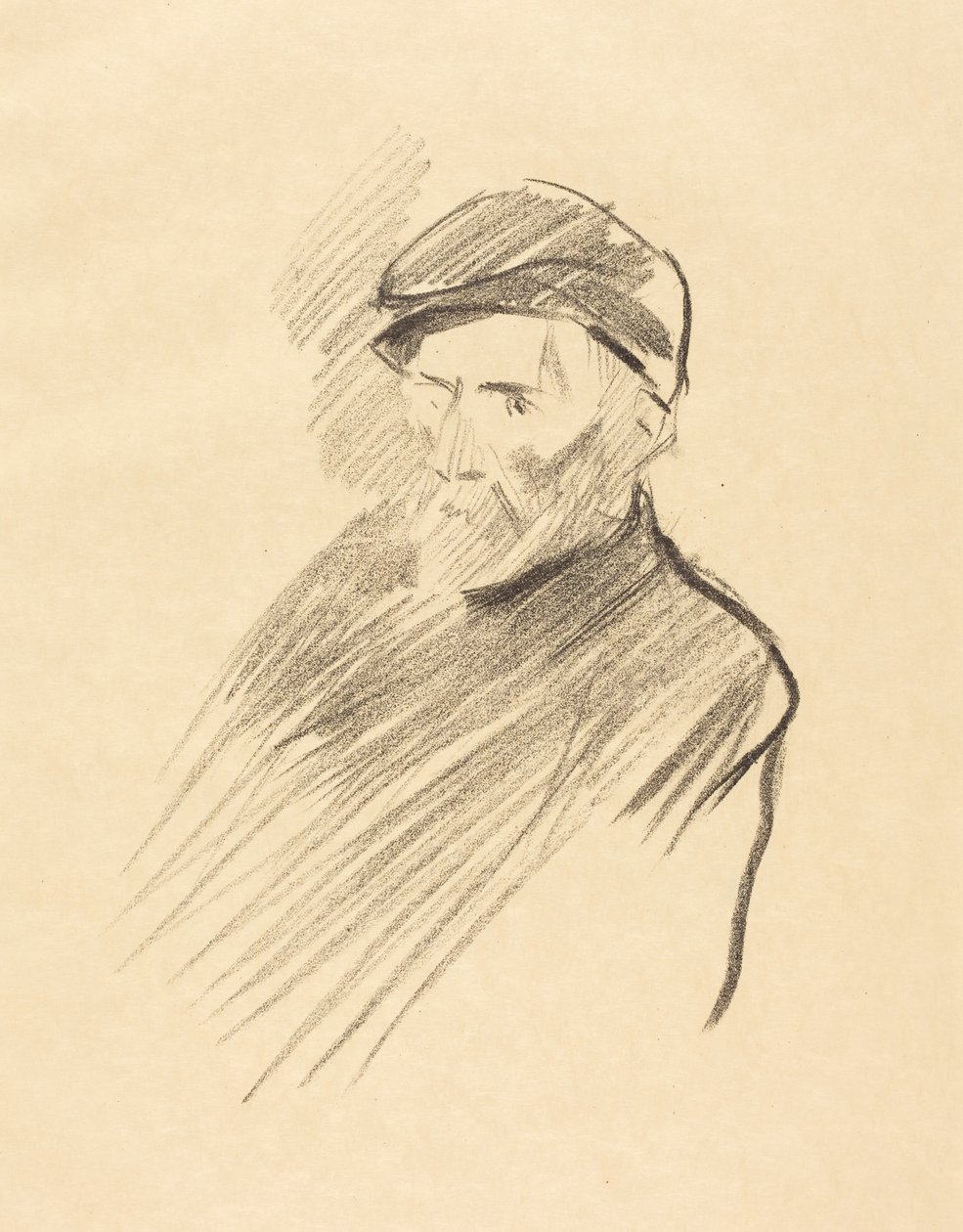 Portret van Renoir (eerste plaat) door Jean-Louis Forain