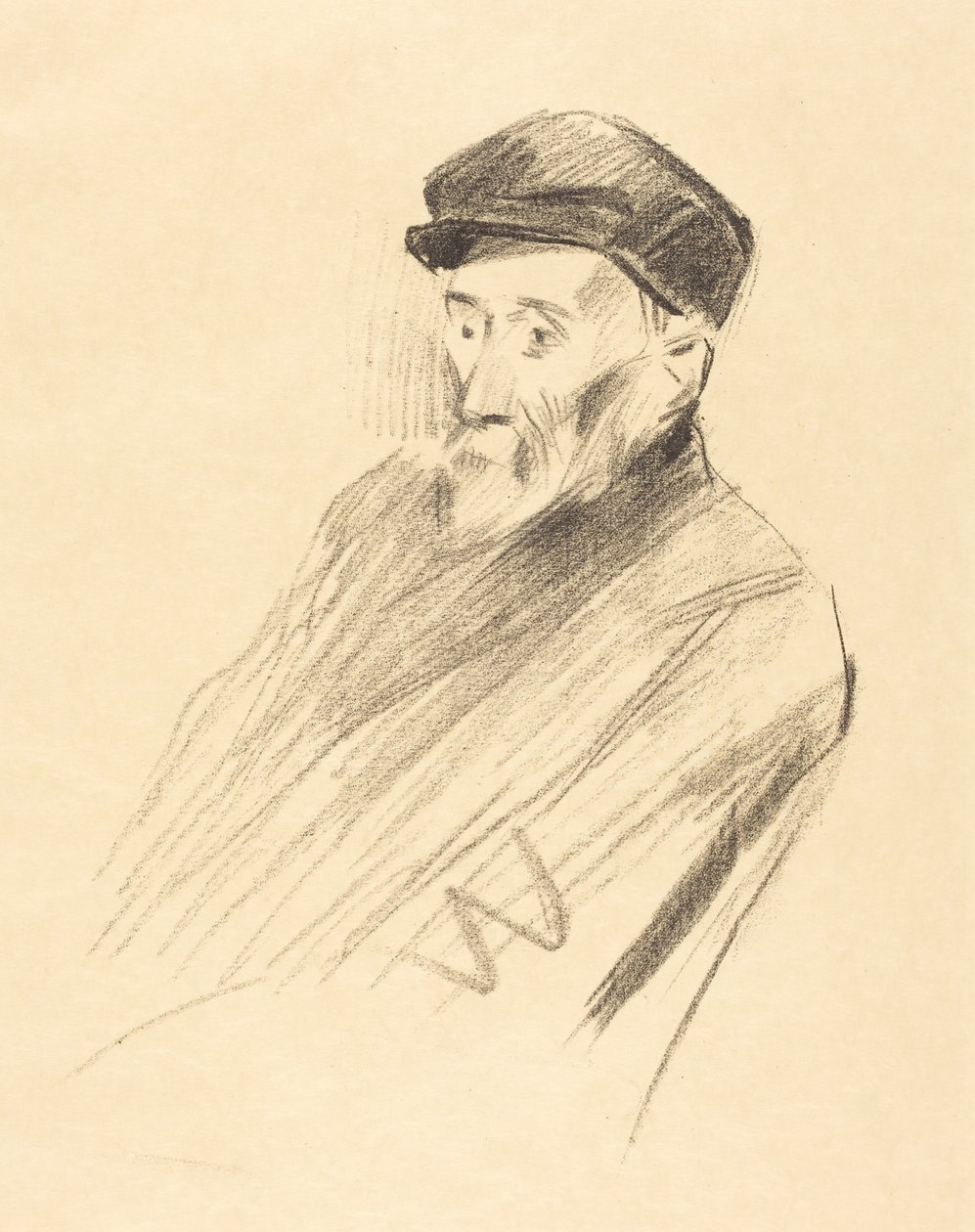 Portret van Renoir (3e plaat) door Jean-Louis Forain