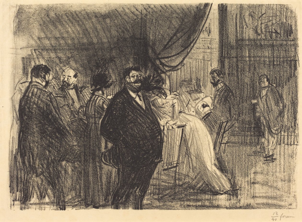 Speelzaal (Gambling Room) door Jean-Louis Forain
