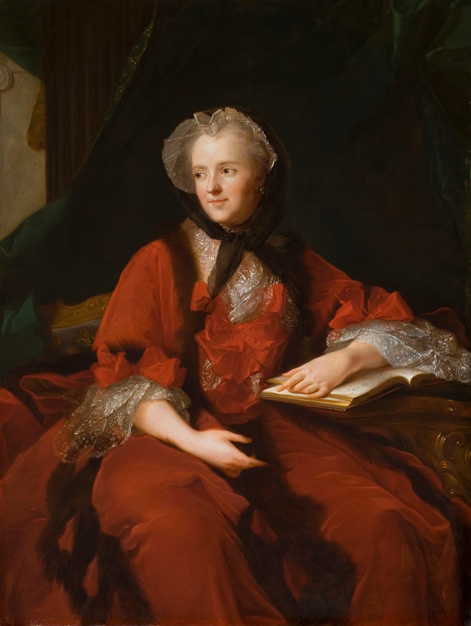 Portret van Maria Leszczyńska door Jean-Marc Nattier