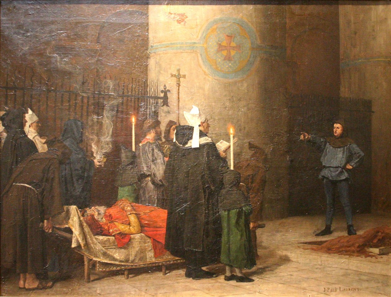 De begrafenis van Willem de Veroveraar door Jean Paul Laurens