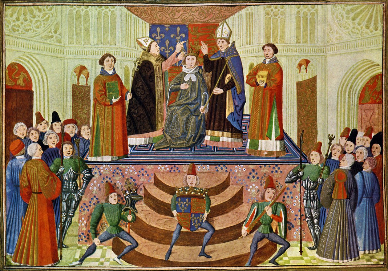 De Kroning van Hendrik IV van Engeland door Jean (after) Froissart
