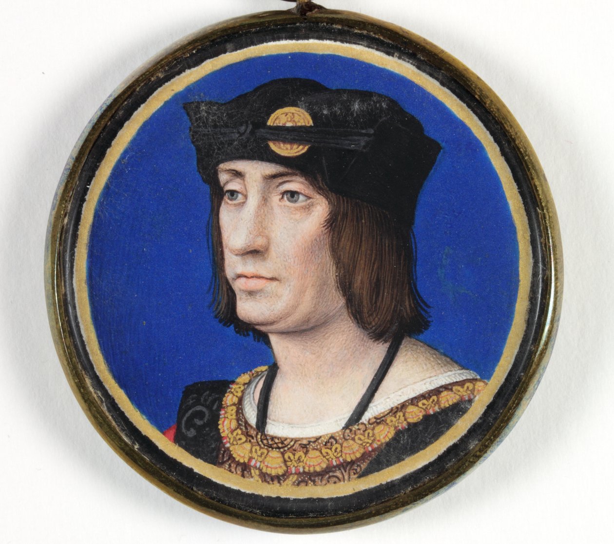 Koning Lodewijk XII van Frankrijk door Jean (attr.to) Perreal